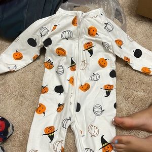Baby pumpkin outfit and toddler girl dress